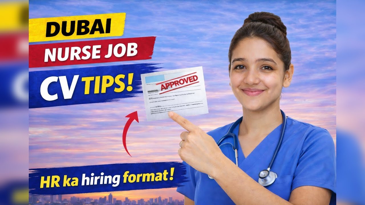 Dubai Nurse Job CV 2026 | HR Kis CV Ko Select Karta Hai? (Avoid Rejection)