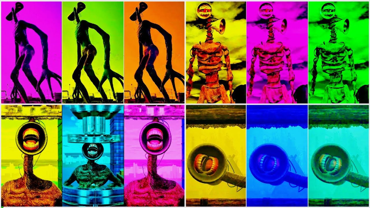 Siren head megamix coffin dance meme song cover siren head mega colour battle coffin dance
