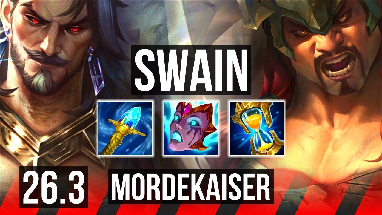 SWAIN vs MORDEKAISER (TOP) | KR Master | 26.3