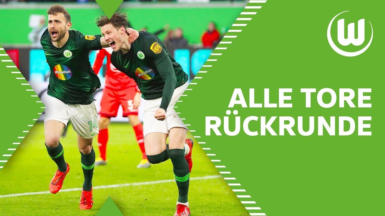 Brekalos Sahne-Volley & Weghorst im Fallen | Alle Tore des VfL Wolfsburg in der R&uuml;ckrunde 2018/19