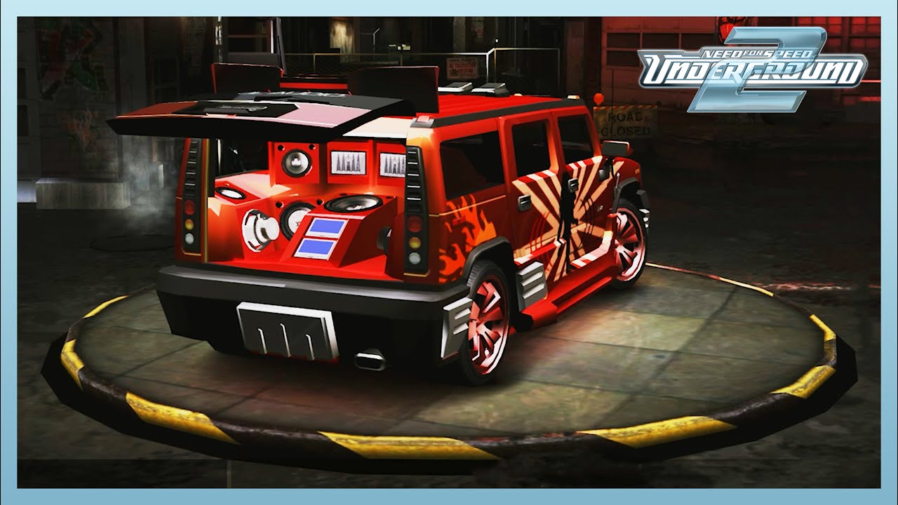 NFS Underground 2 - Hummer H2 Tuning & Drag Race