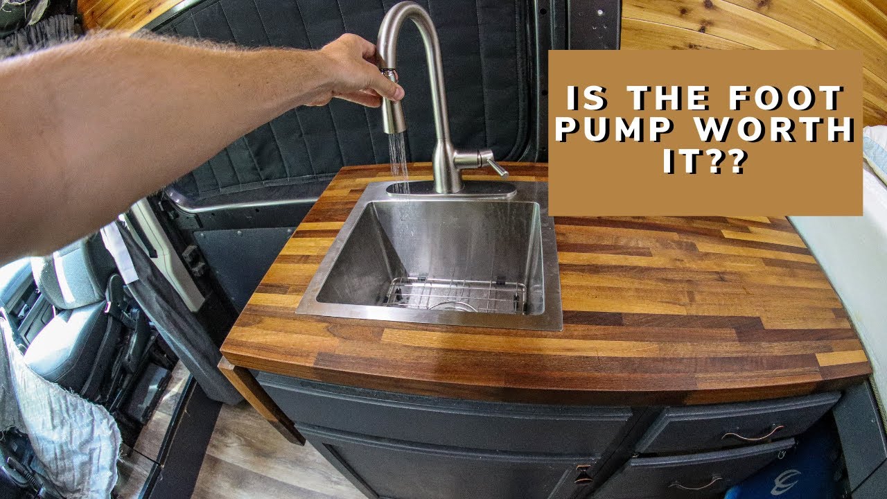 CHEAP AND SIMPLE DIY PLUMBING SET UP | WHALE FOOT PUMP
