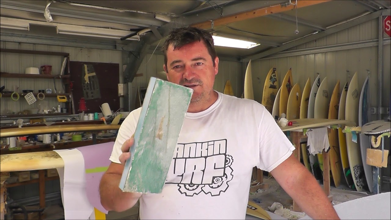 Making A Surfboard - Cutting the Blank