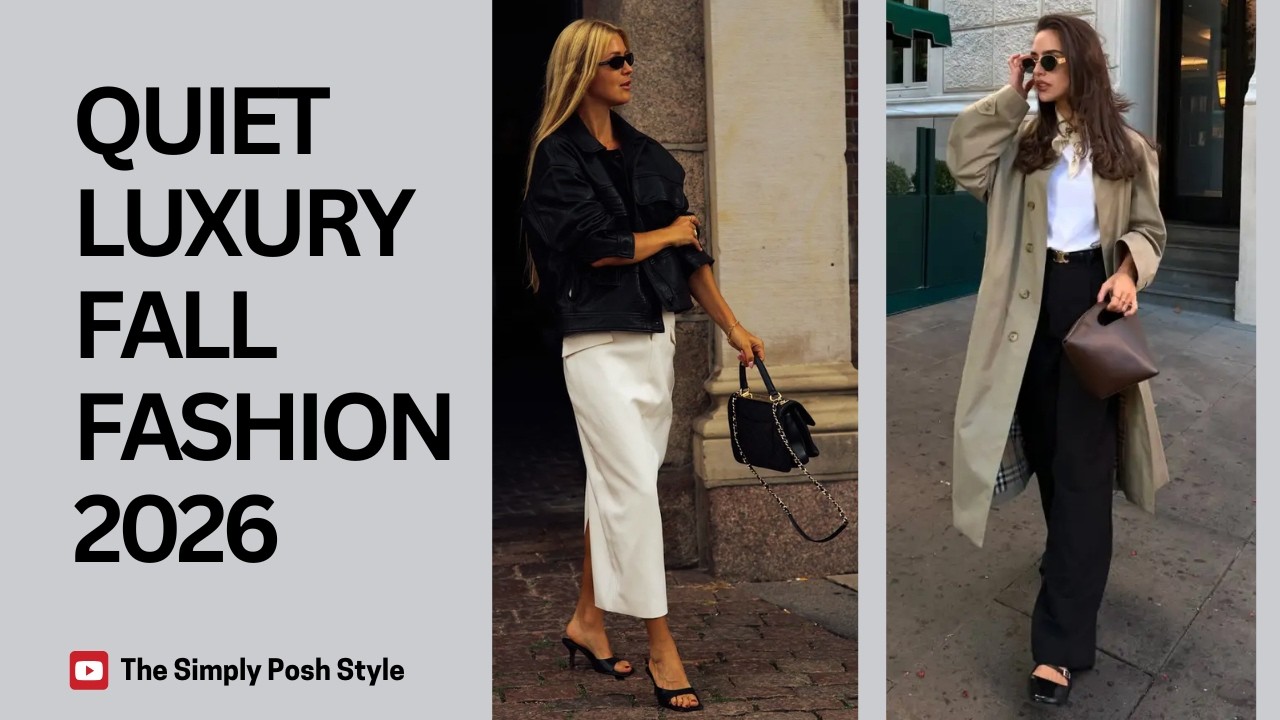 Quiet Luxury Fall Fashion 2026 | Timeless & Elegant Style Ideas for a Chic Autumn Wardrobe!