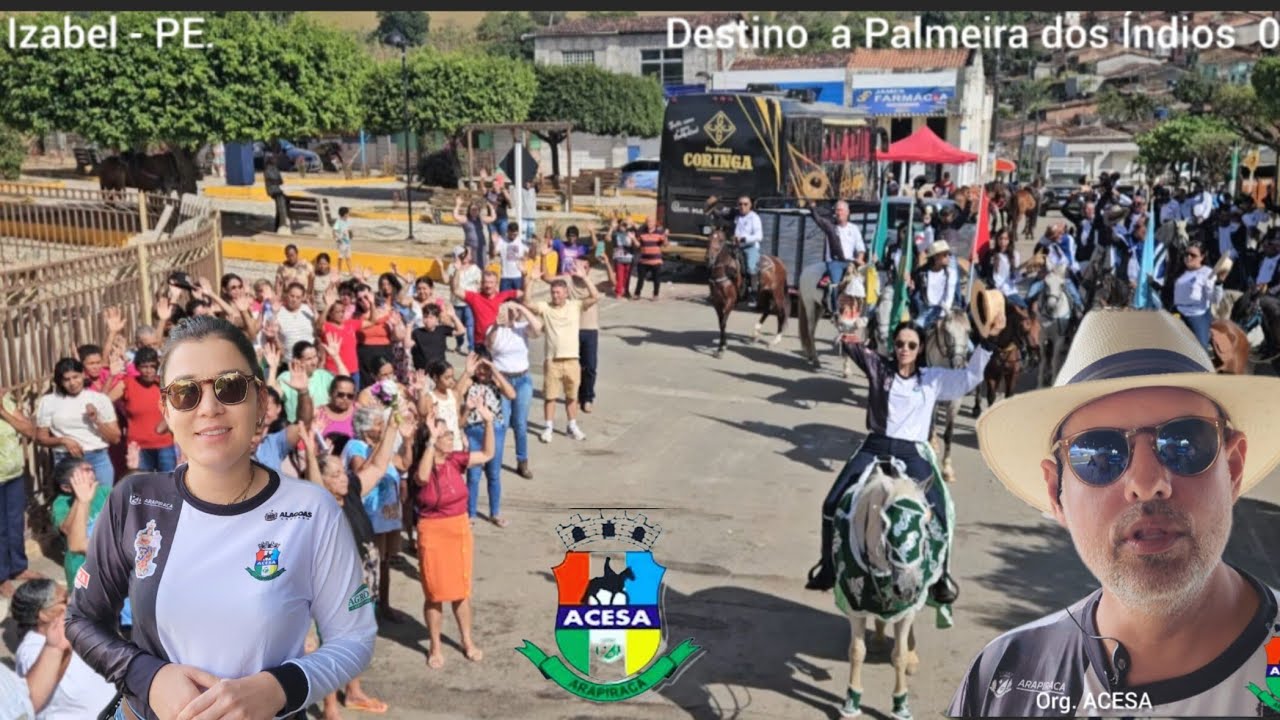 Vid. 05 - 23° Cavalgada  Saindo  Rainha  Izabel a Palmeira dos Índios 01/02/26