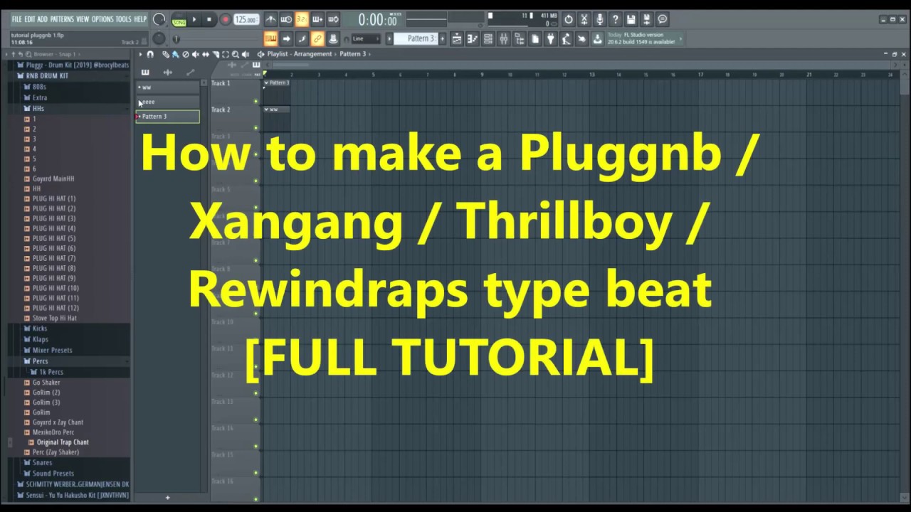 [TUTORIAL] How to make a Pluggnb / Xangang / Thrillboy / Rewindraps / Devineglo Type Beat