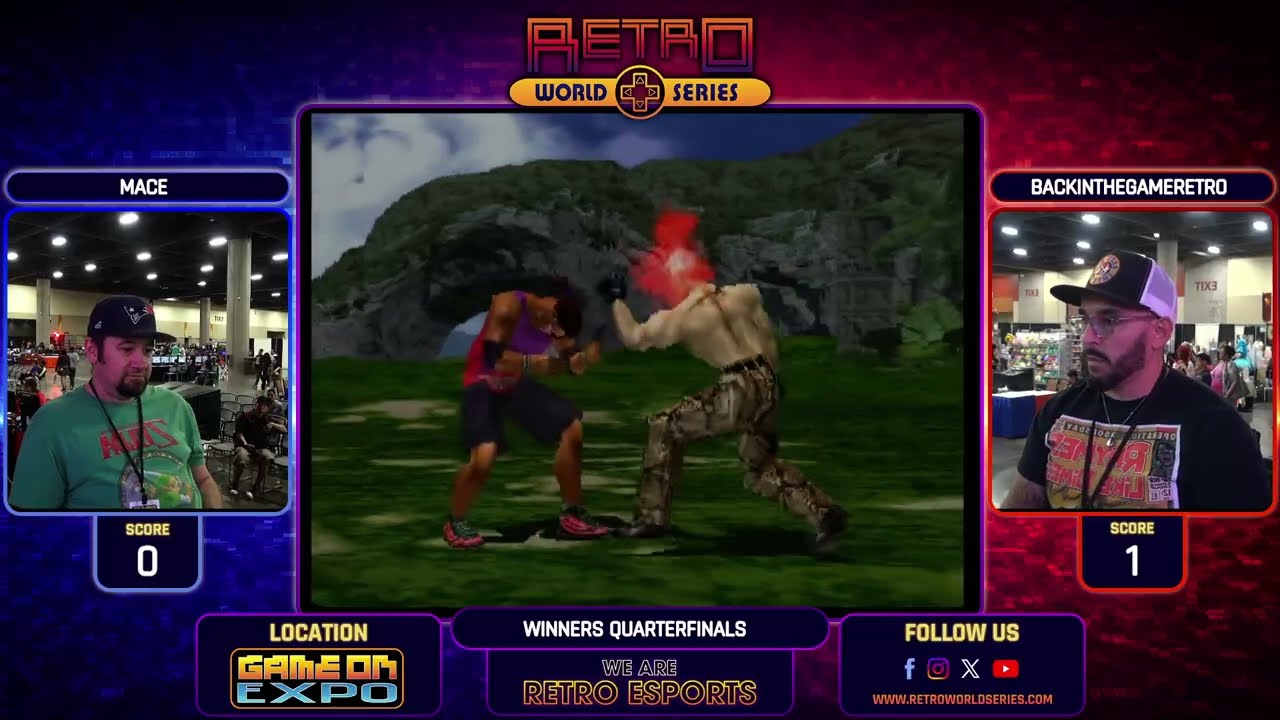 Mace против BackInTheGameRetro (четвертьфинал победителей) - Tekken 3 - Game On Expo 2026