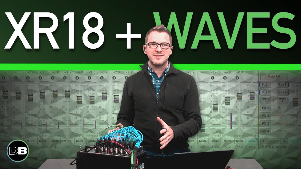 Использование Waves SuperRack Performer с Midas MR18 и Behringer XR18