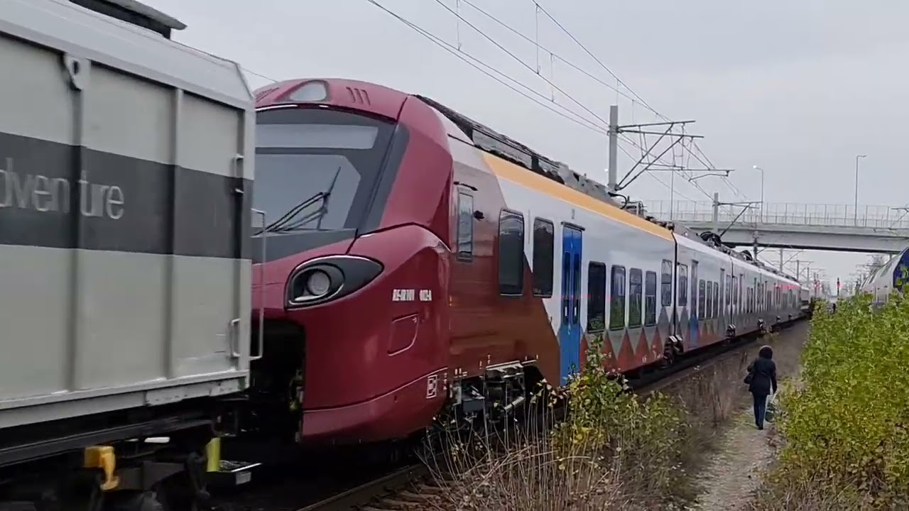 Trenul Alstom Coradia Stream pentru Romania ajunge la Ploiesti Vest