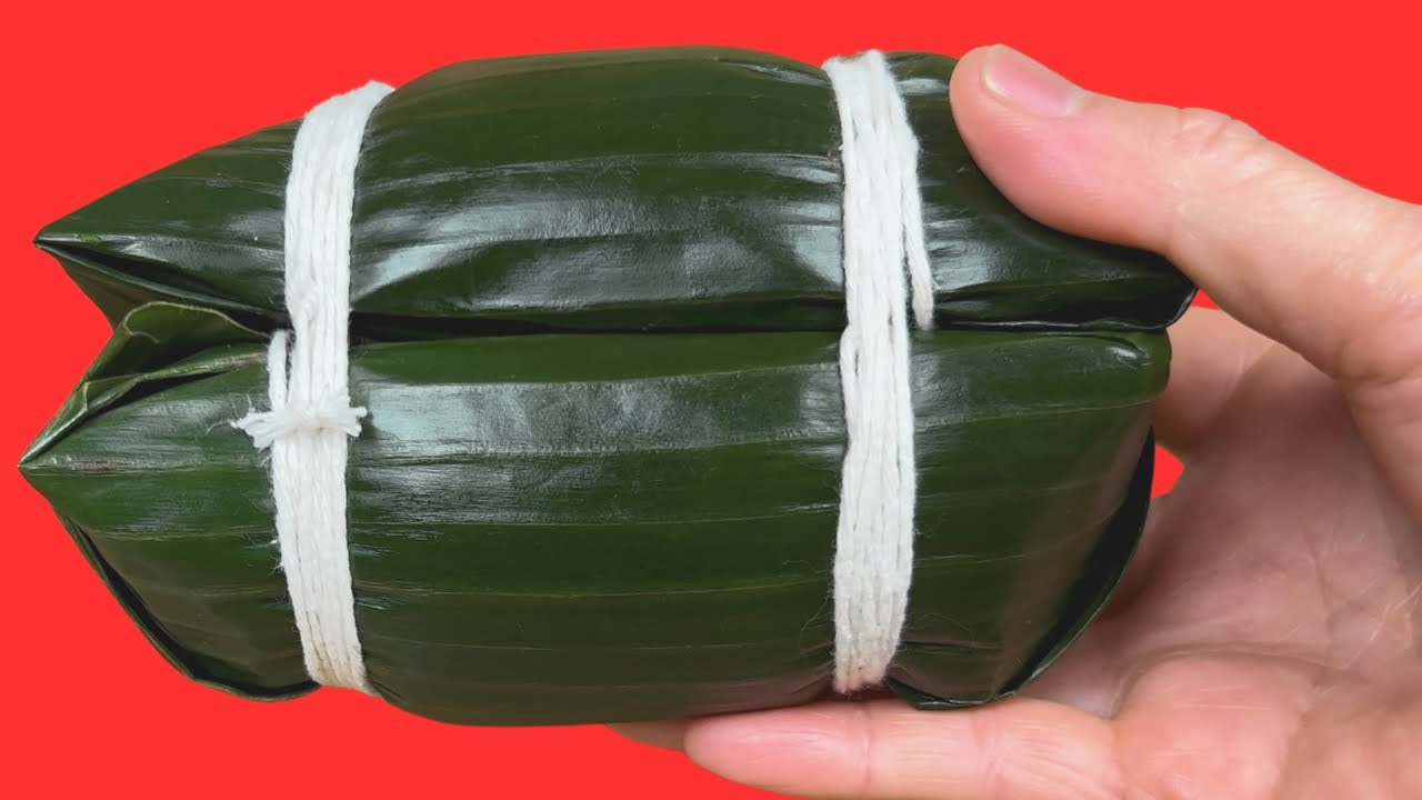 Bánh Tét Kiểu Mới Nhất Nấu Nhanh Bánh Tét Gù Mini Ngon Lắm Nè  (Lunar New Year Glutinous Cake )
