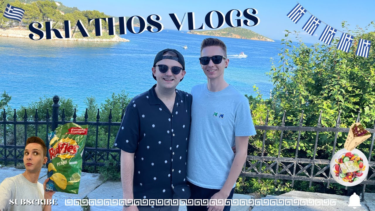 EXPLORE SKIATHOS TOWN WITH US! Picking up our Quad Bike, Greek Food & Althaea Luxury Rooms Tour!