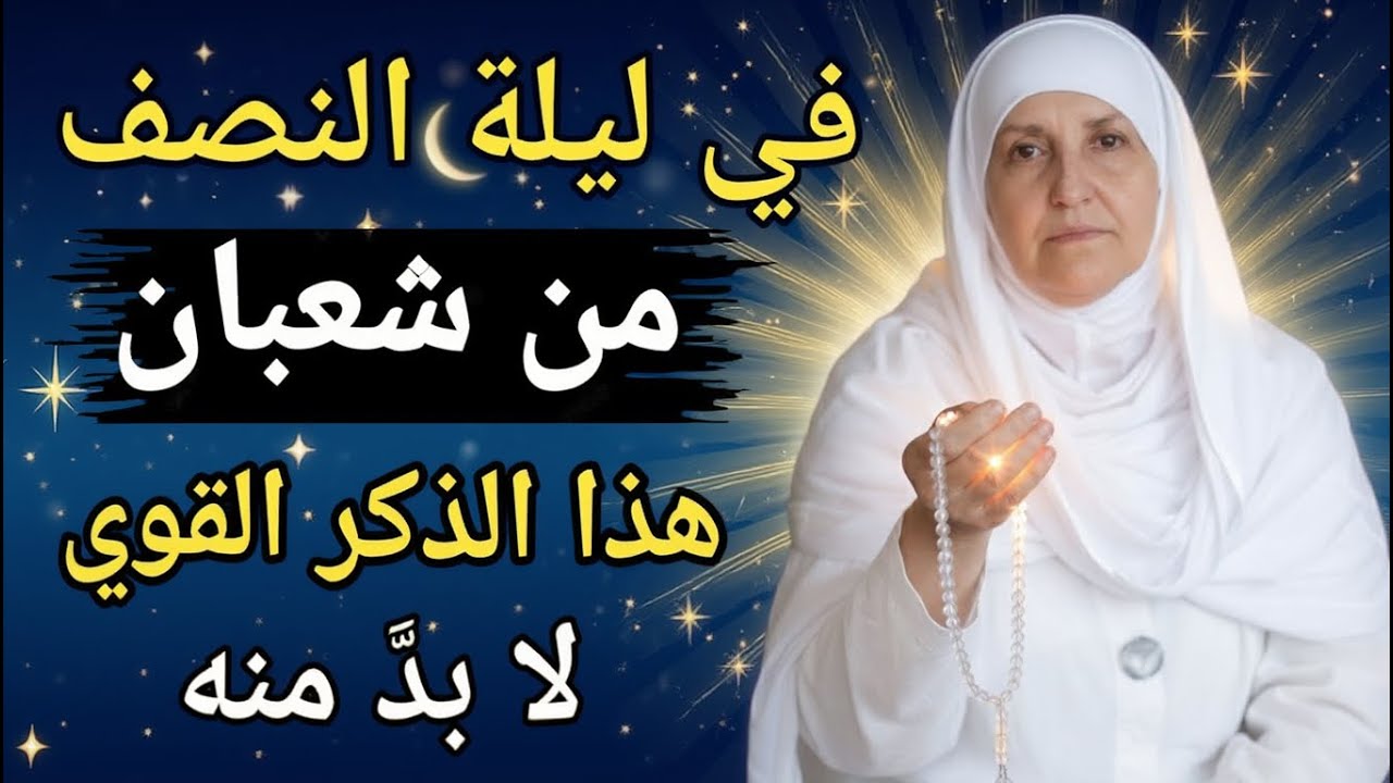 🔓 في ليلة النصف من شعبان... الذكر الذي يفتح لك أبواب السماء! | (د/ هيفاء يونس)