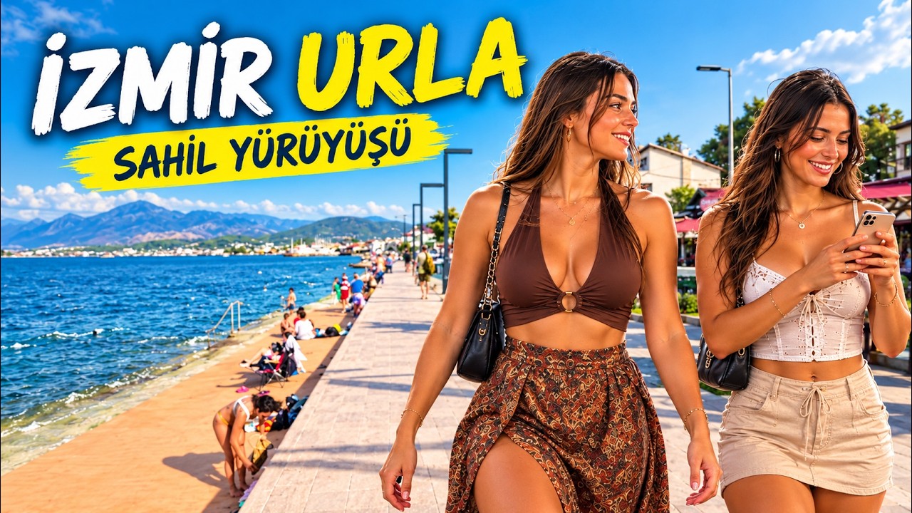 Urla İzmir 🇹🇷 | Charming Streets, Local Life, Aegean Atmosphere | 4K HDR Walking Tour
