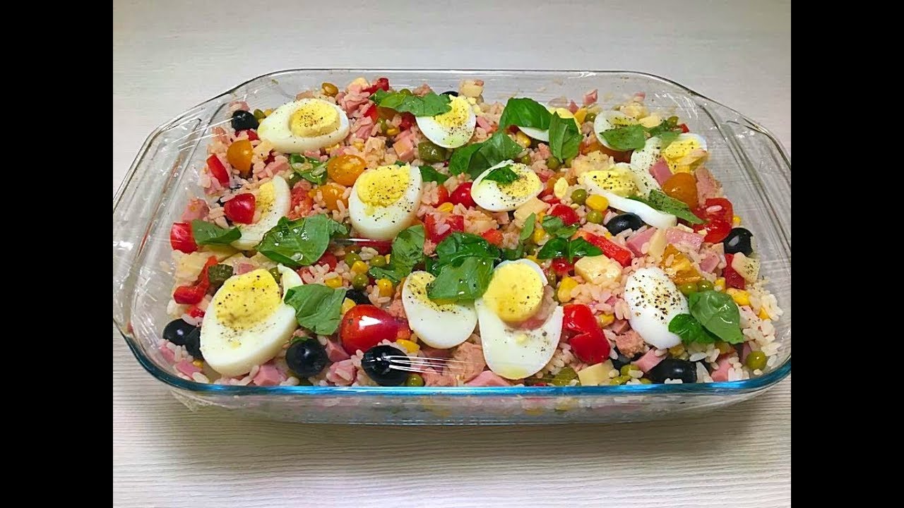 Ensalada de arroz, receta original