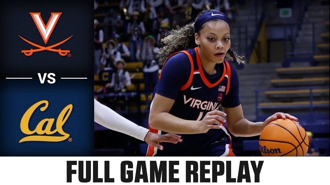 Virginia vs. Cal Full Game Replay | 2025-26 ACC Women's Basketball