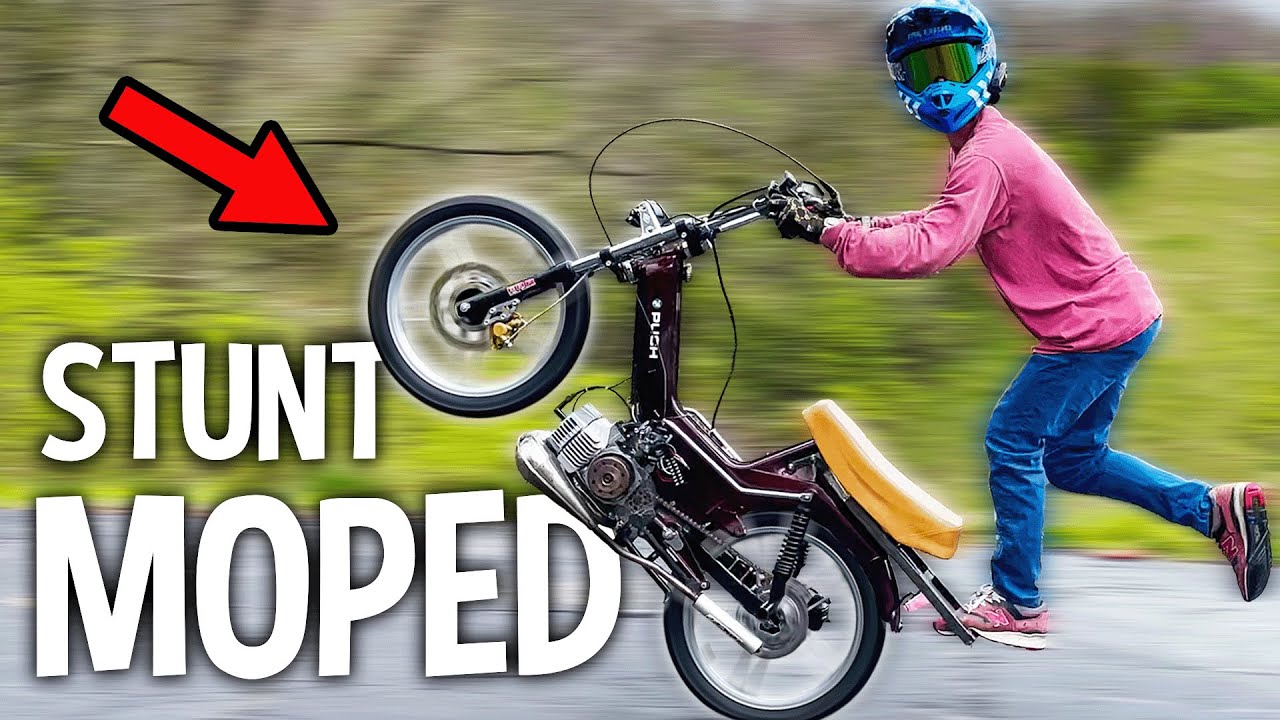 My New Stunt Moped Build Is Insane!