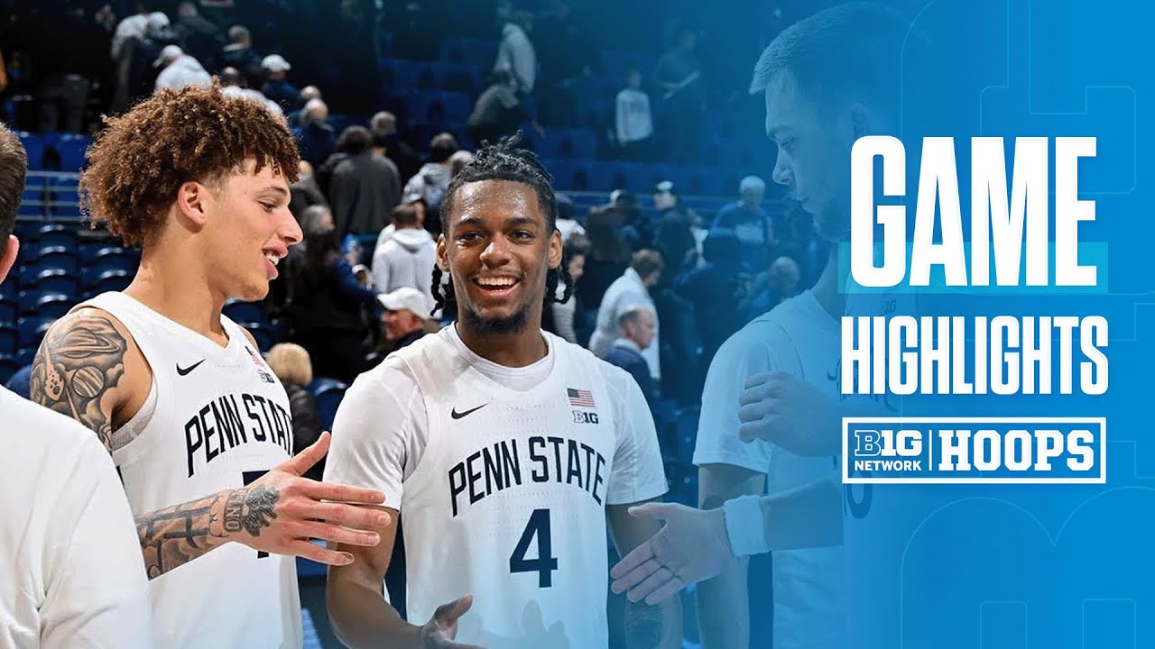 Harvard at Penn State | Highlights | Big Ten Men's Basketball | 11/19/2025