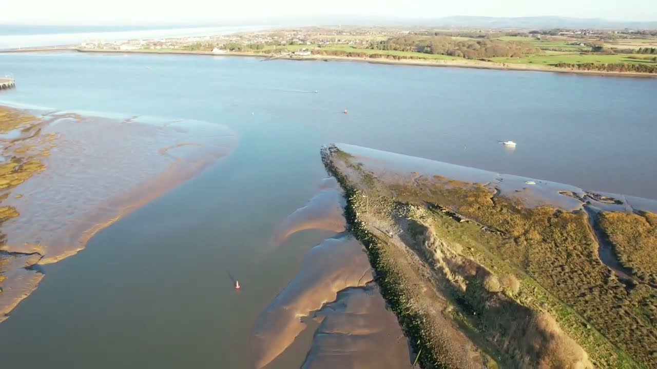 The River Wyre. Fleetwood. Knott End. January 2022.