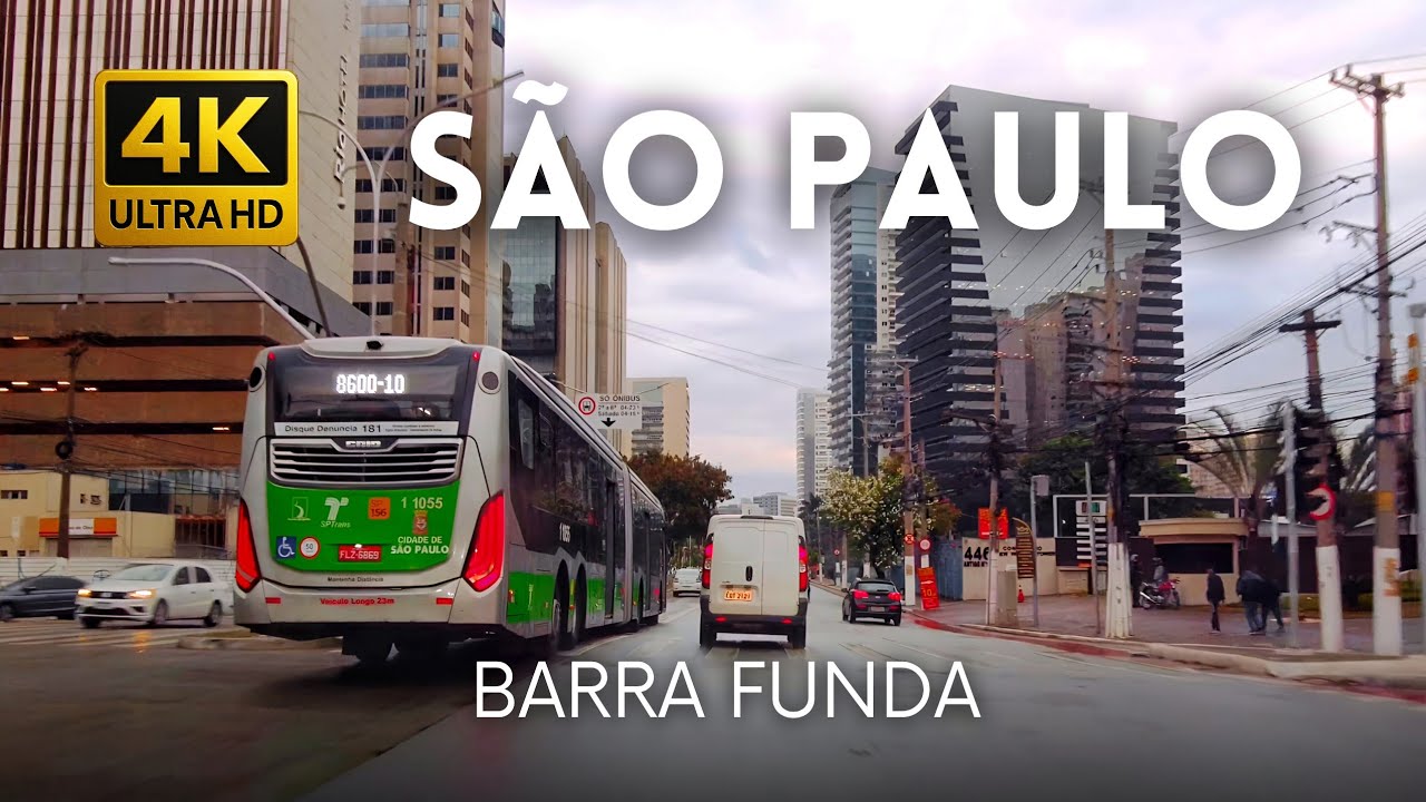🇧🇷 Barra Funda, Zona Oeste, São Paulo 4K