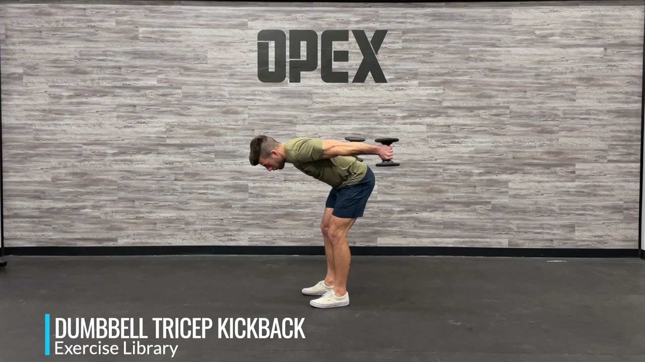 Dumbbell Tricep Kickback