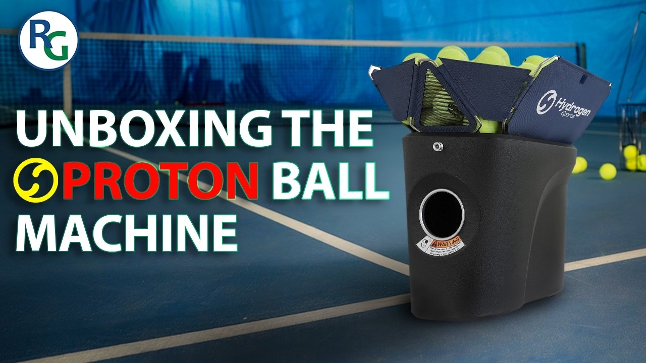 Hydrogen Sports Proton Tennis Ball Machine Unboxing!