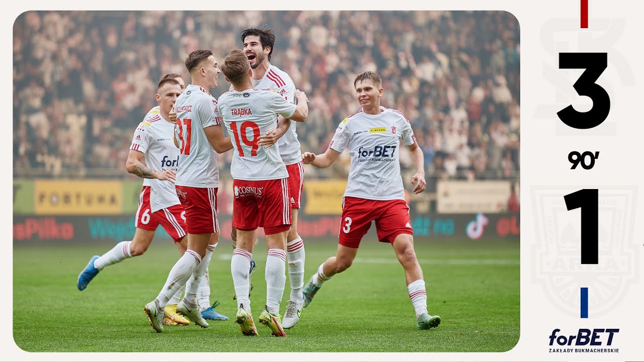 K16 | ŁKS Łódź – Arka Gdynia 3:1 | SKRÓT MECZU