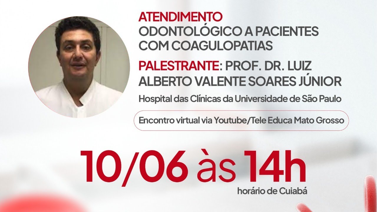 Atendimento odontológico a pacientes com Coagulopatias.