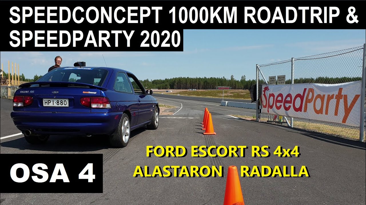 Ford Escort RS 2000 4x4 ratakierrokset - SpeedParty 2020 Alastaro OSA 4 - VLOG 60