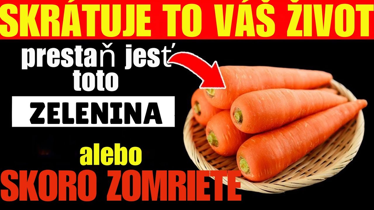M&aacute;te viac ako 60 rokov? Nikdy nekonzumujte tieto 3 druhy zeleniny | Tipy pre zdravie seniorov