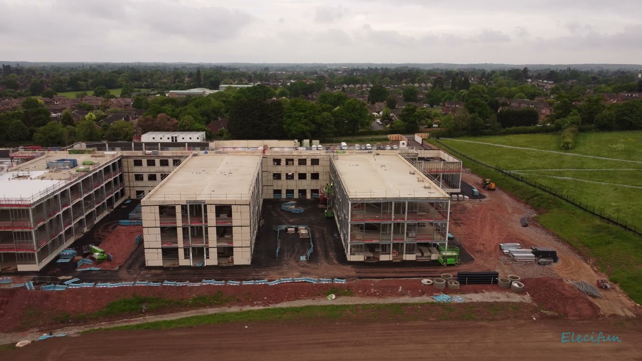 DJI Mini 2 Multi Academy Trust new Kenilworth UK school build.