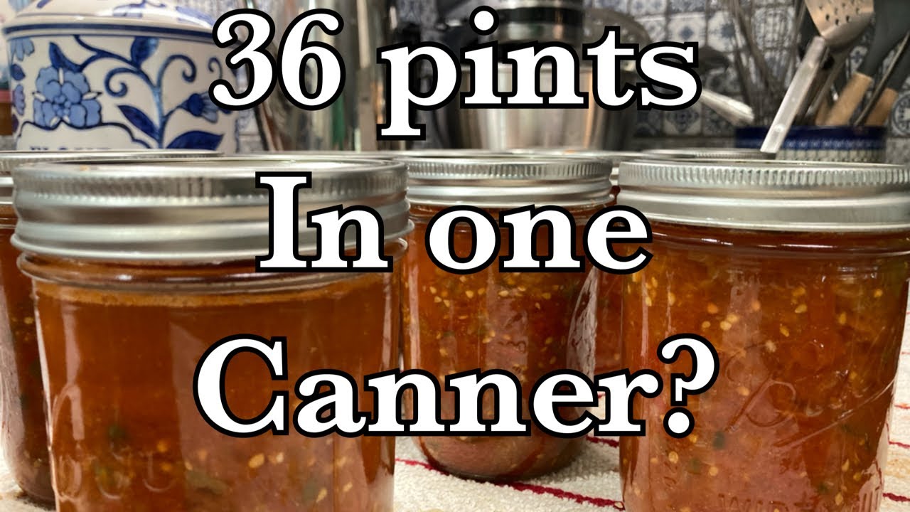 Mega canning job with MEGA canner! Water Bath Method!