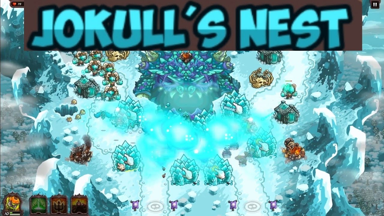 Kingdom Rush Vengeance - Jokull's Nest - Veteran