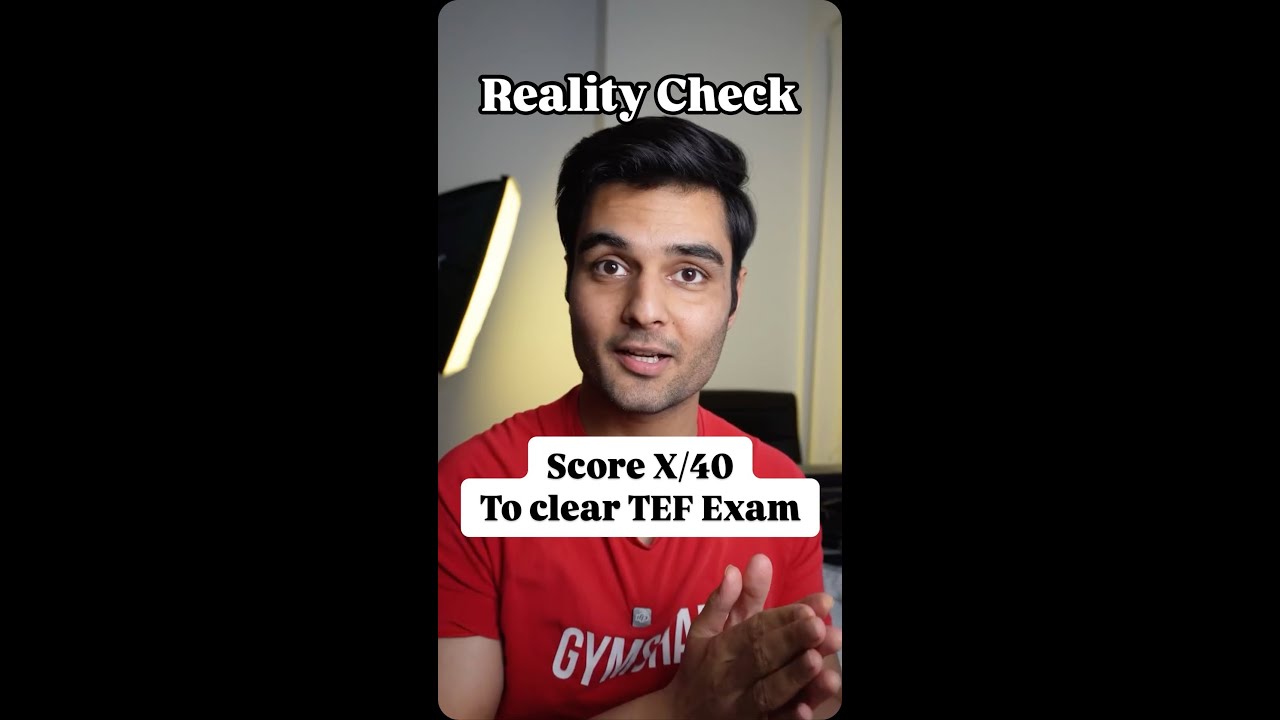 How Many Correct Answers for CLB 7 in TEF Reading  Listening?  #shorts
