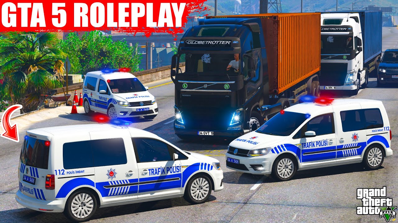 GTA 5 GERÇEK HAYAT #5 !! POLİS ÇEVİRMESİNE YAKALANDIK !!