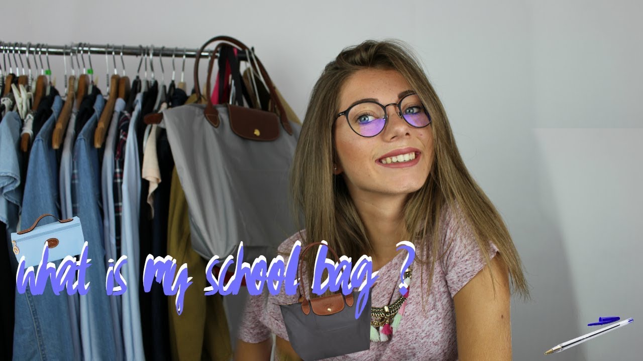 WHAT'S IN MY SCHOOL BAG LYCEE / BACK TO SCHOOL 2017