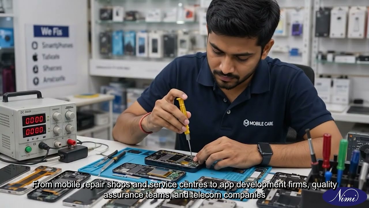 26  Smartphone Technician cum App Tester