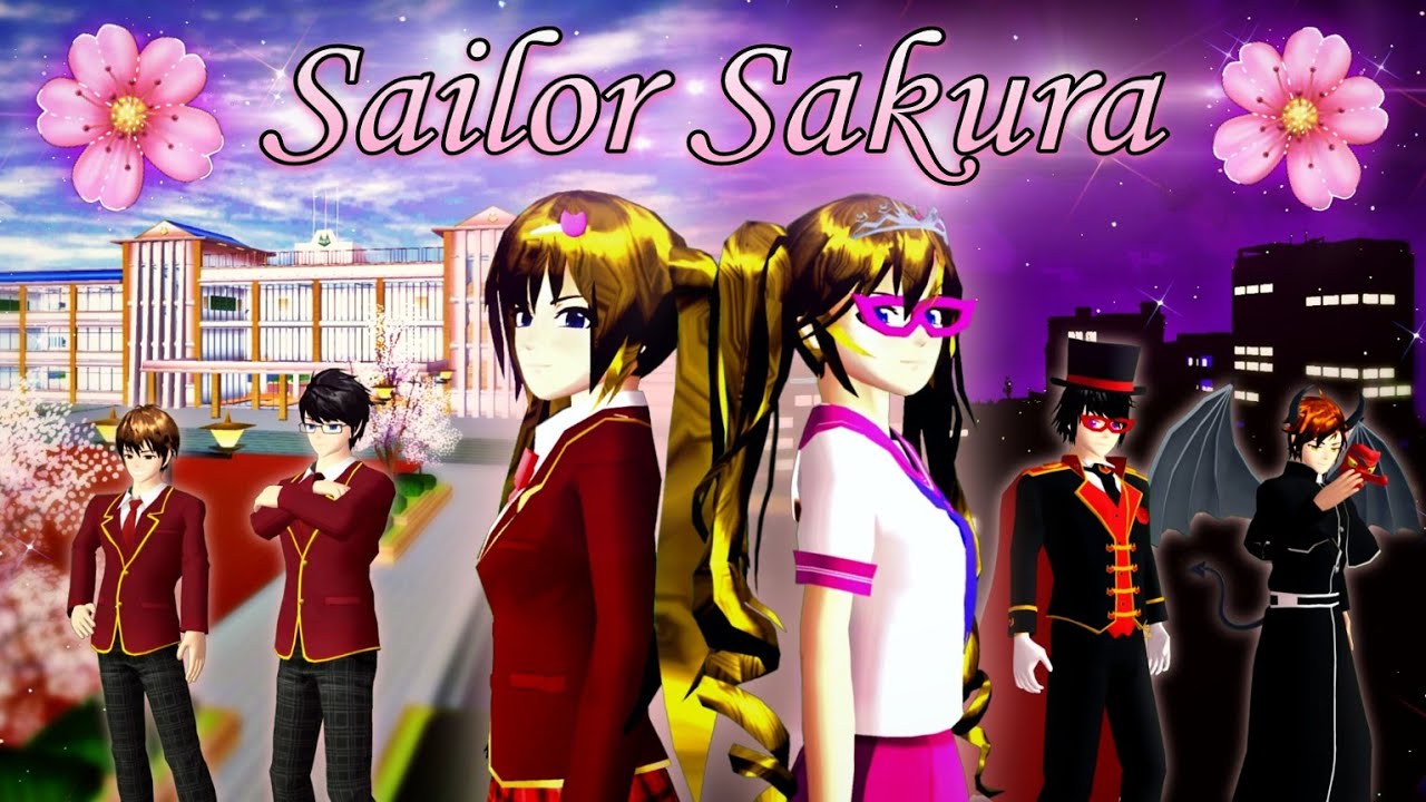 🌸Sailor Sakura🌸 Ep 1: "Marina becomes a Superhero" | Sakura School Simulator story | Rina Tamaki
