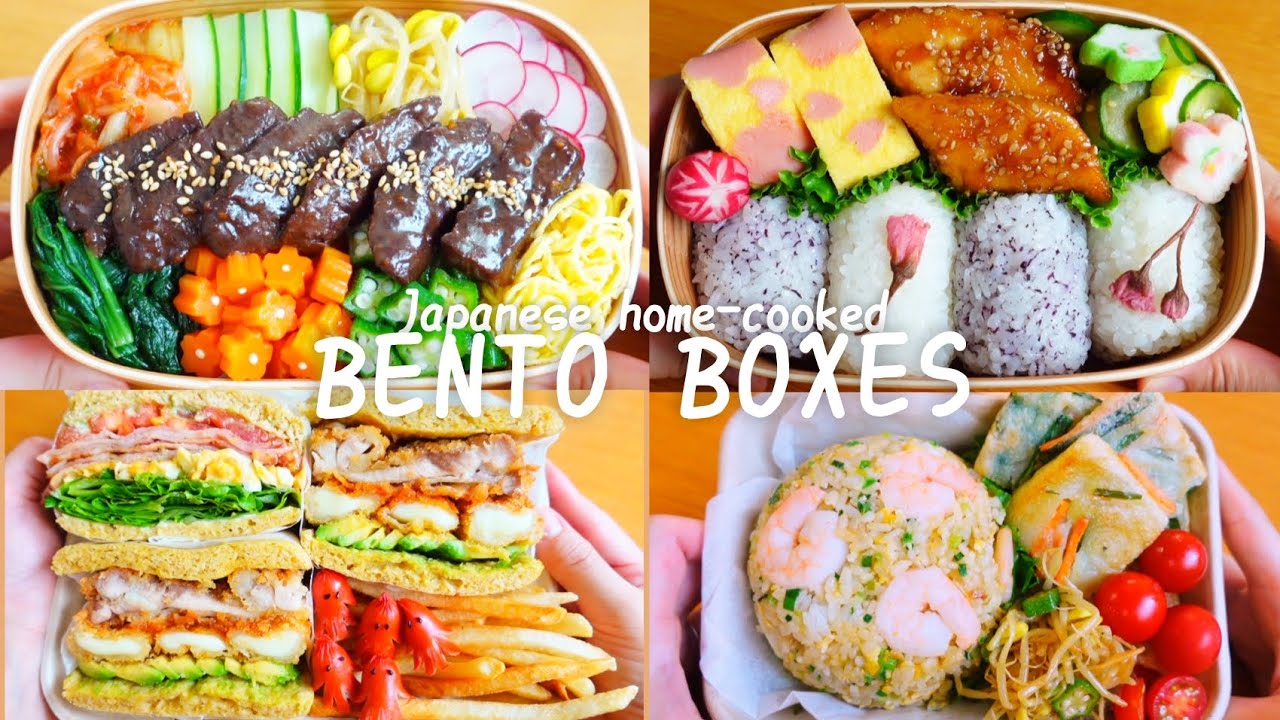 【Making BENTO 22】Yakiniku/Namul/Oatmeal bread/Fried chicken/Sandwich/Fried Rice/Teriyaki/Tamagoyaki🎌
