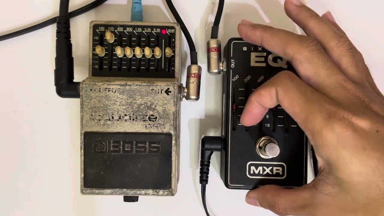 MXR Six Band EQ VS BOSS Graphic Equalizer GE-7