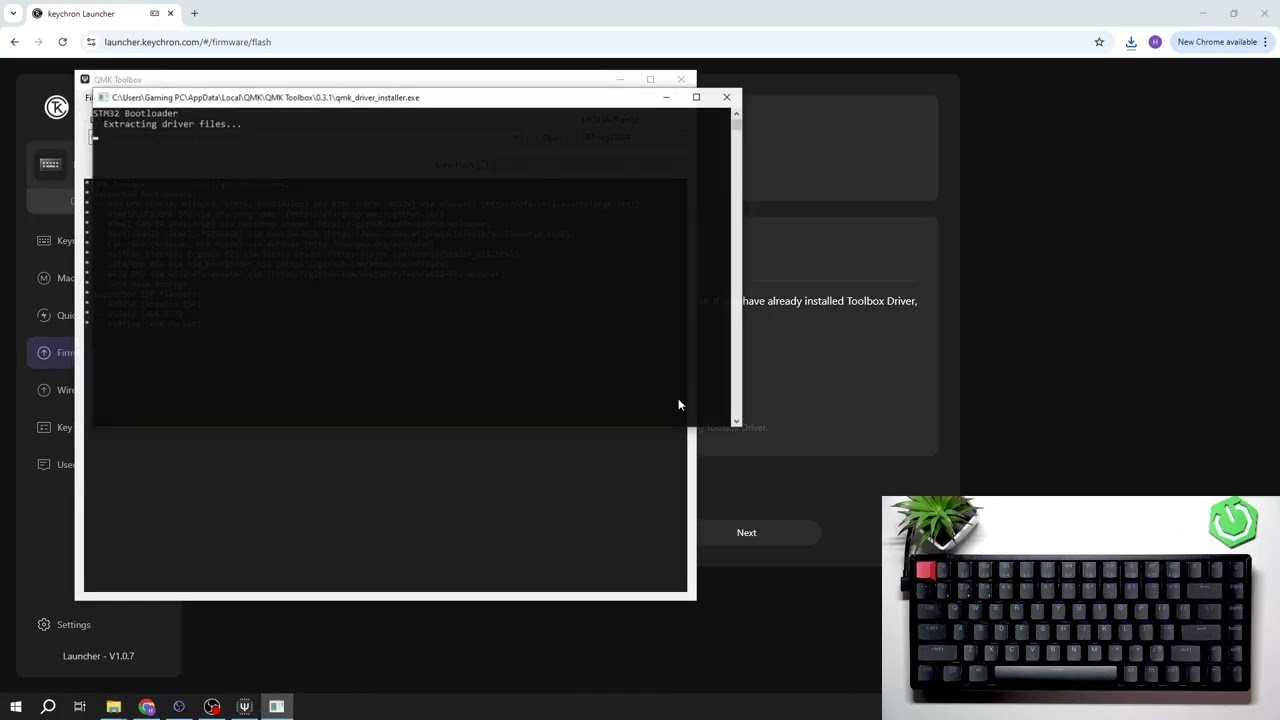 KEYCHRON K2 QMK &mdash; Как проверить версию прошивки и обновить ее