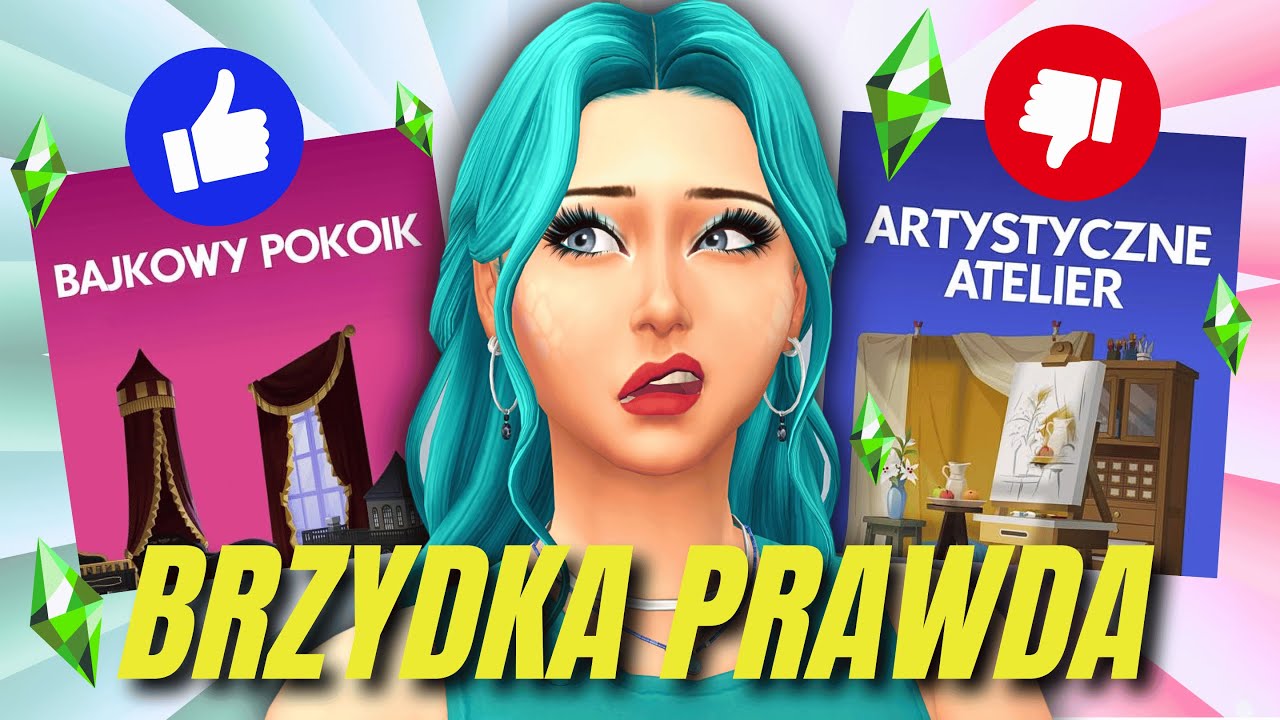 First look, recenzja i rozdanie | The Sims 4 Artystyczne Atelier i Bajkowy pokoik