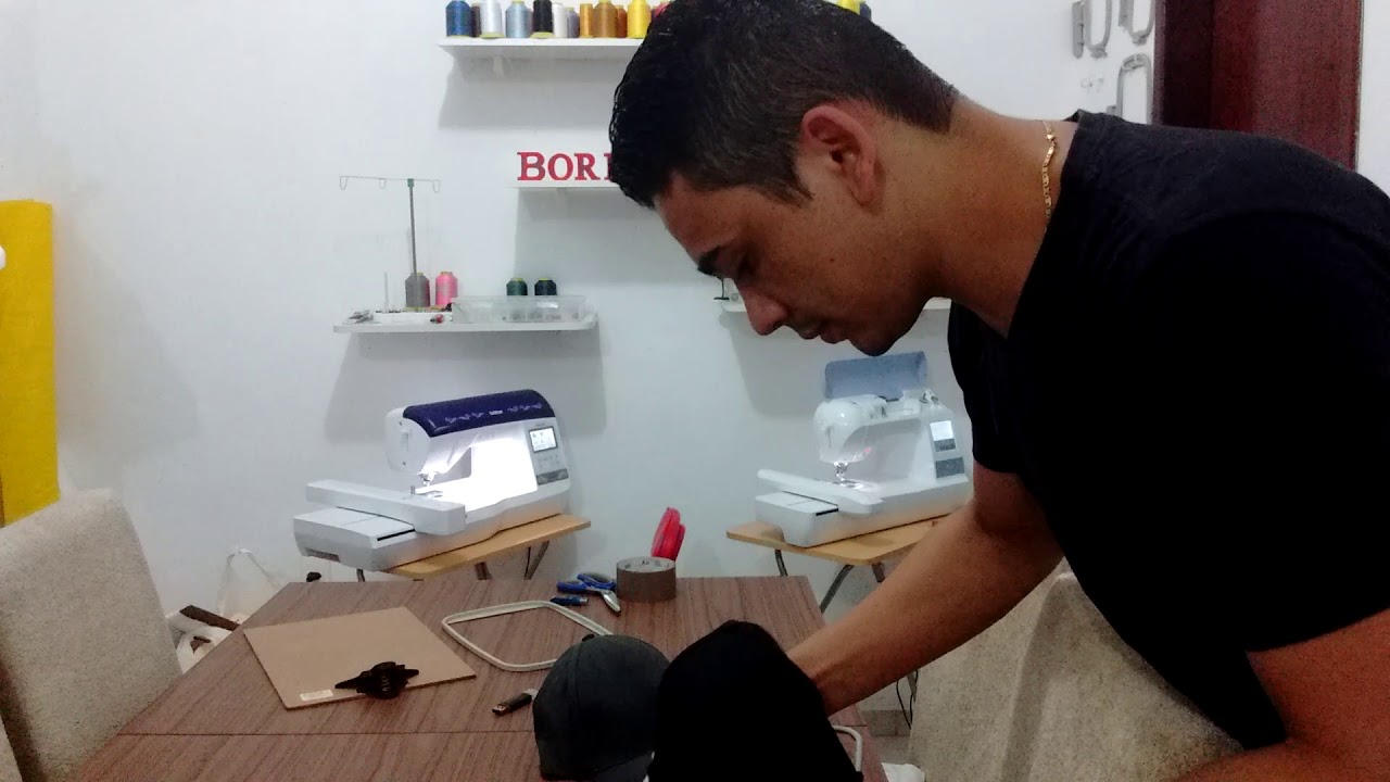 Boné bordado na PE 770