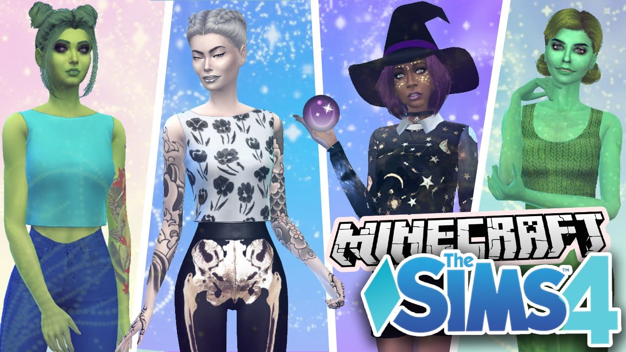 Minecraft Mobs in Sims 4 | CAS ❤