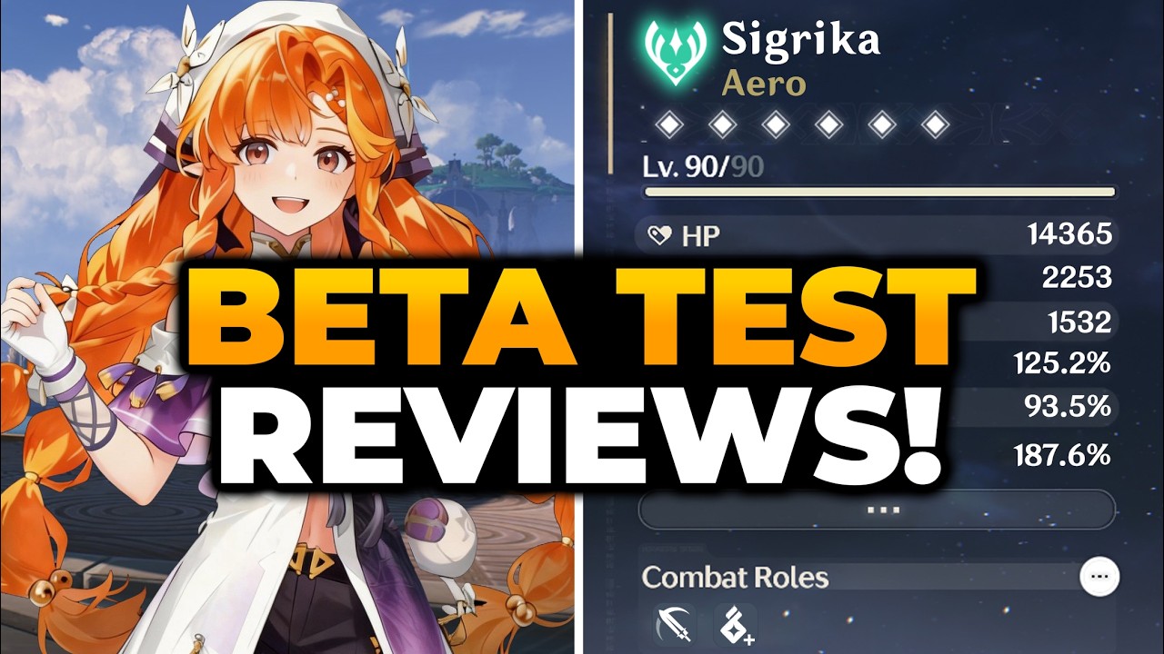 SIGRIKA WUWA BETA TEST REVIEWS (MUST PULL OR SKIP?!) | Wuthering Waves, Sigrika WUWA, WUWA Sigrika