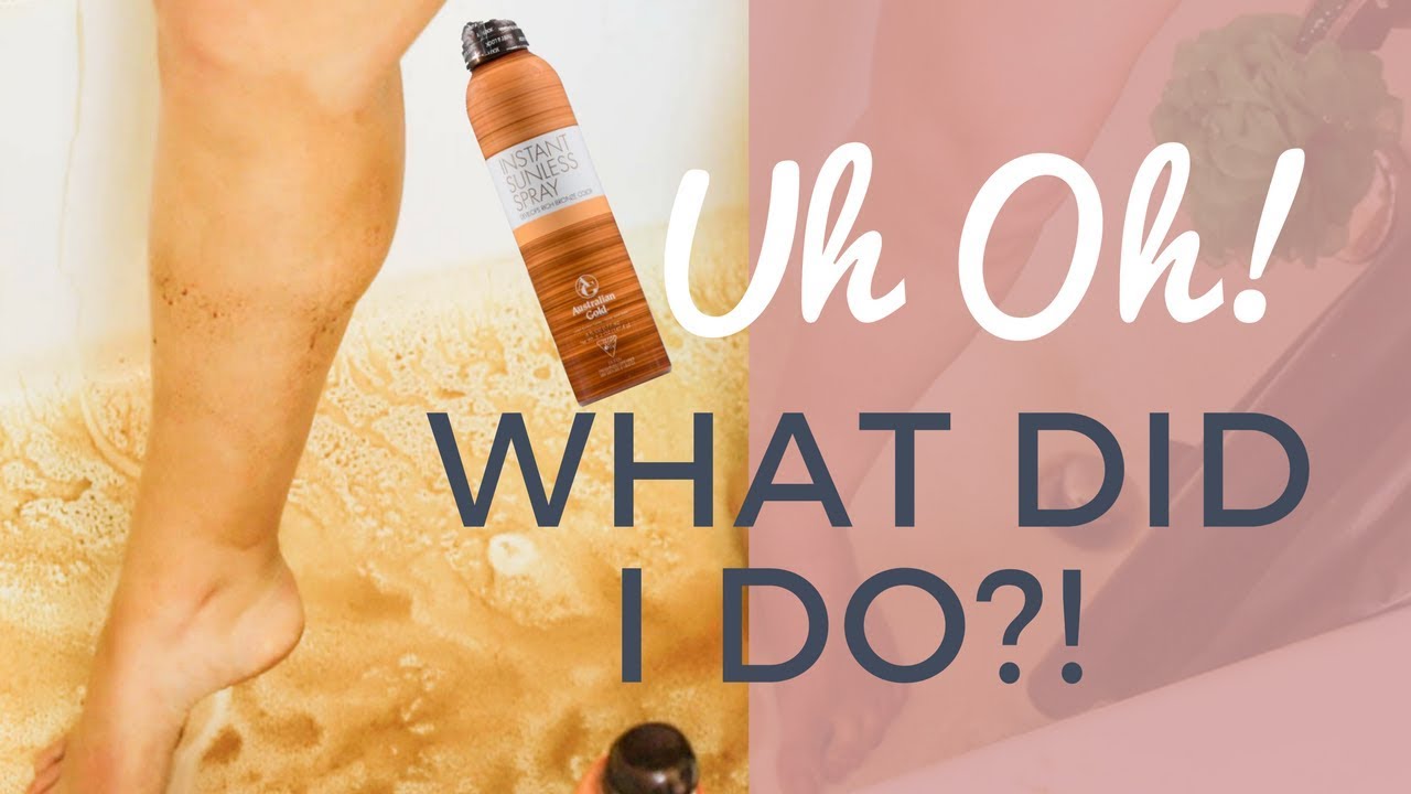 AUSTRALIAN GOLD INSTANT SUNLESS SPRAY REVIEW/DEMO