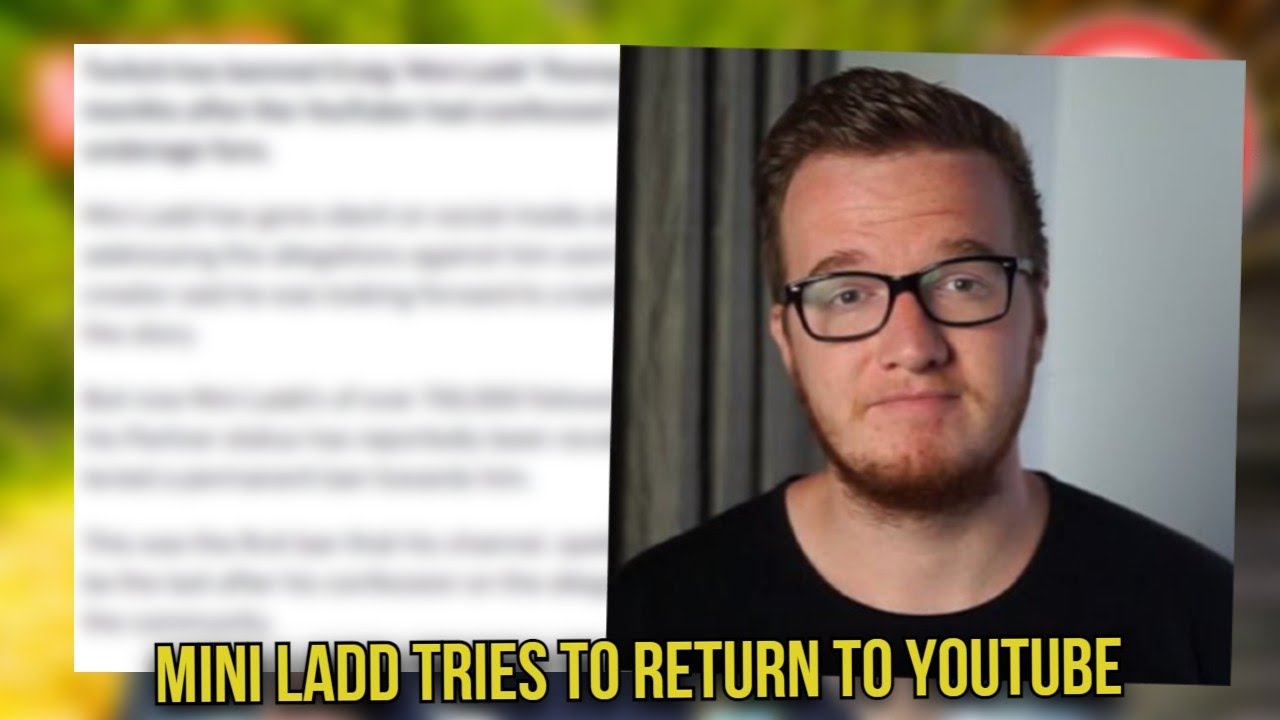 Mini Ladd Tries to Return to YouTube.. Again