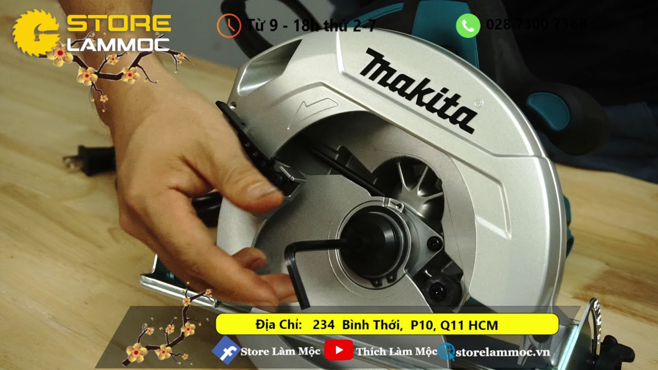 MAKITA HS7010 | Máy cưa đĩa cầm tay 185mm chính hãng Makita