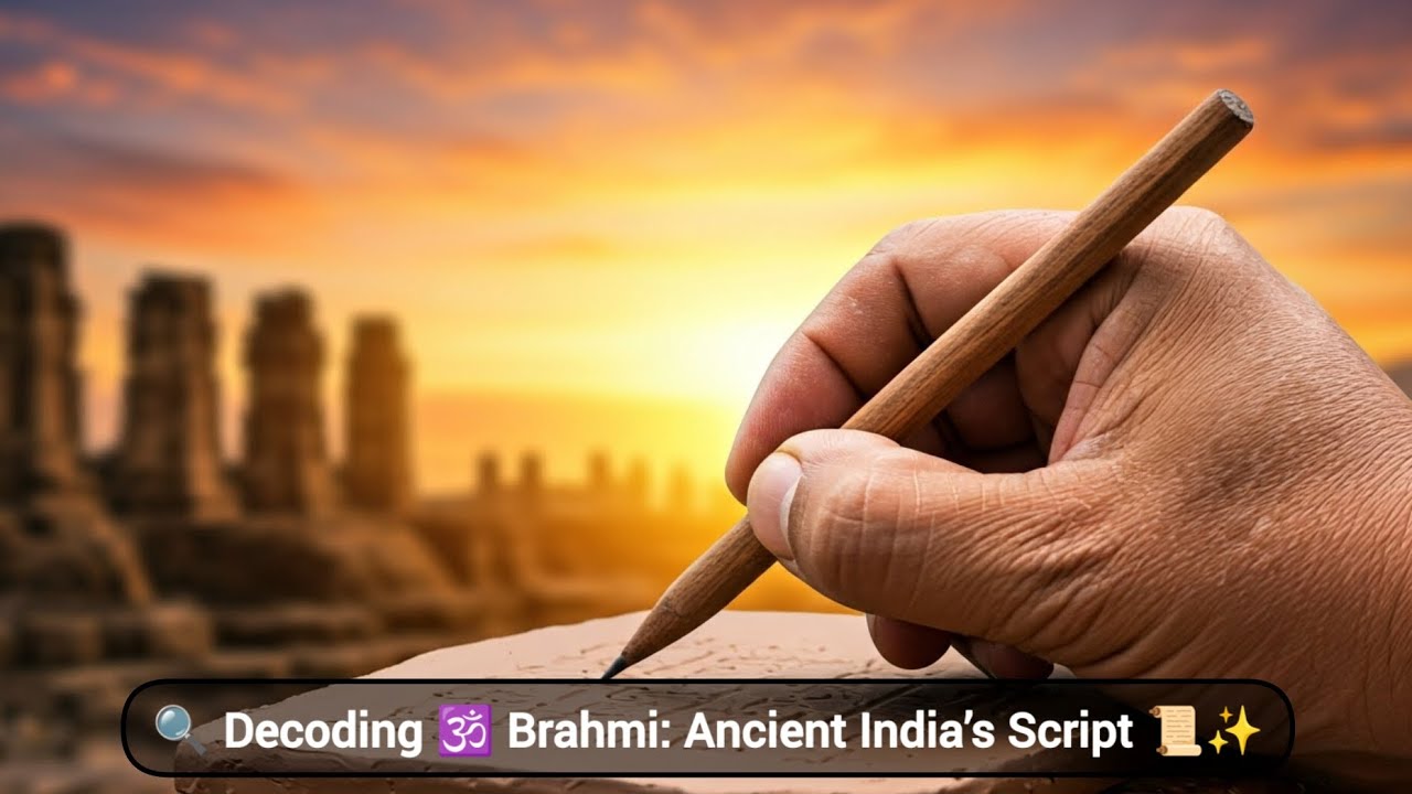 Exploring Ancient India's First Written Language: Brahmi Script