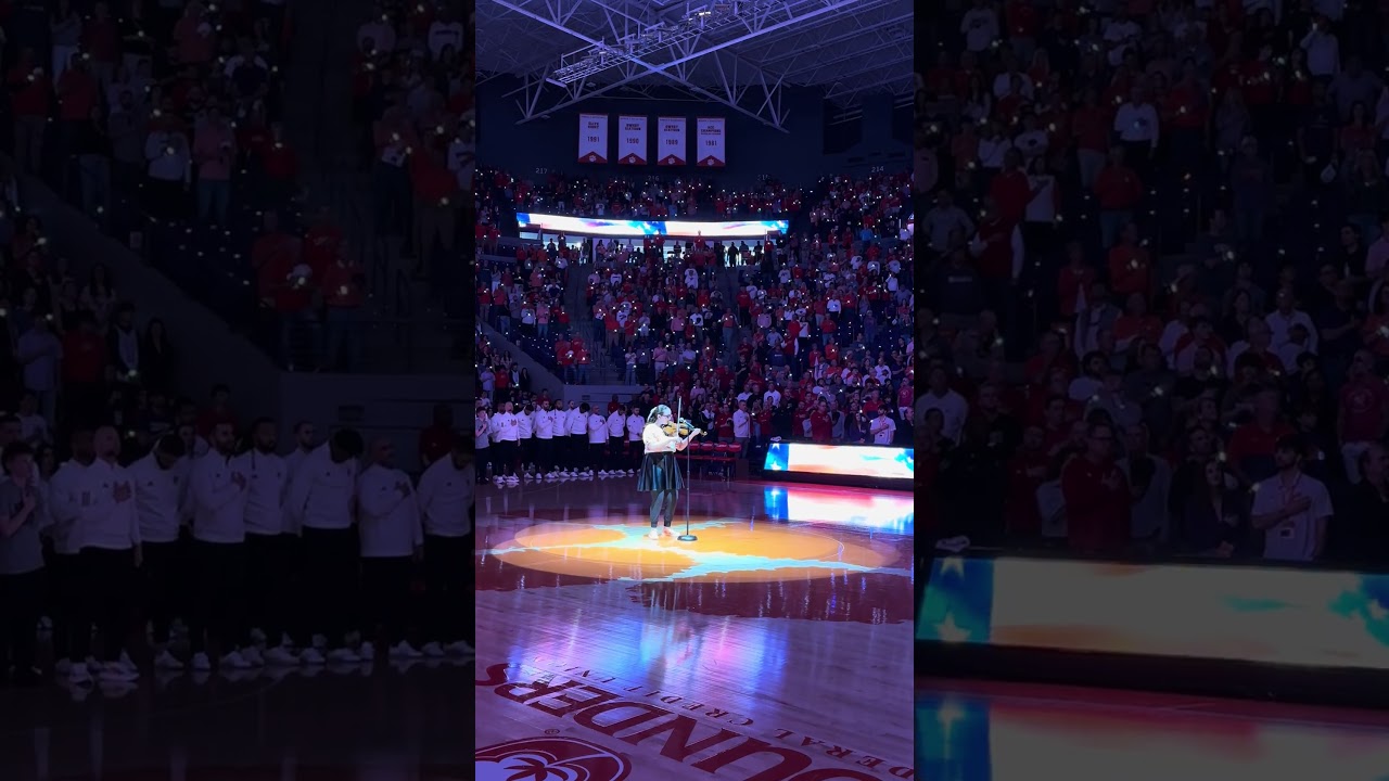 Clemson Men’s Basketball National Anthem by Sabrina Patel #basketball #nationalanthem #clemson
