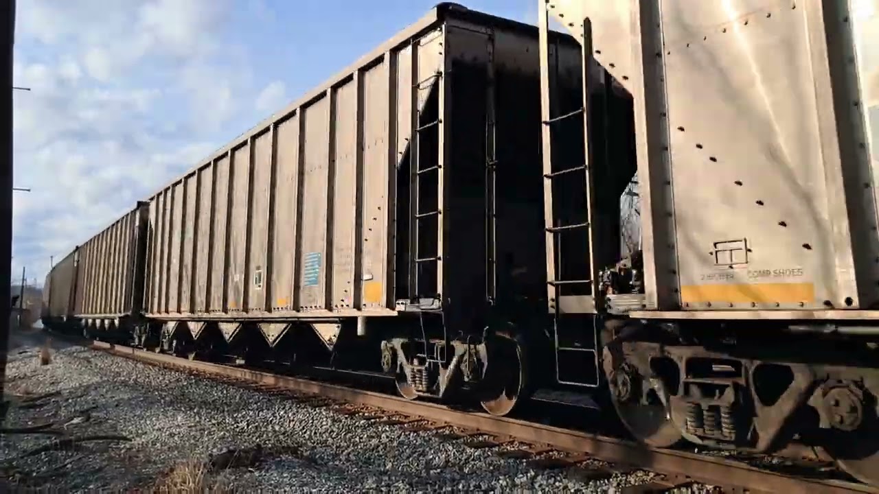 CSX EB Loaded Coal Train Shook The Ground.